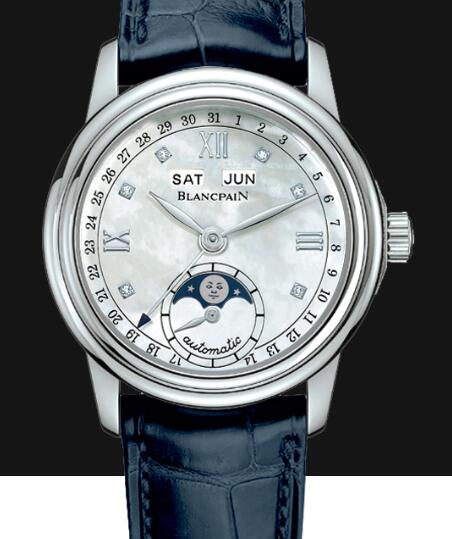 Review Blancpain Watches for Women Cheap Price Quantième complet Replica Watch 2360 1191A 55A - Click Image to Close